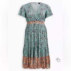 Torrid Mermaid Floral Maxi Dress